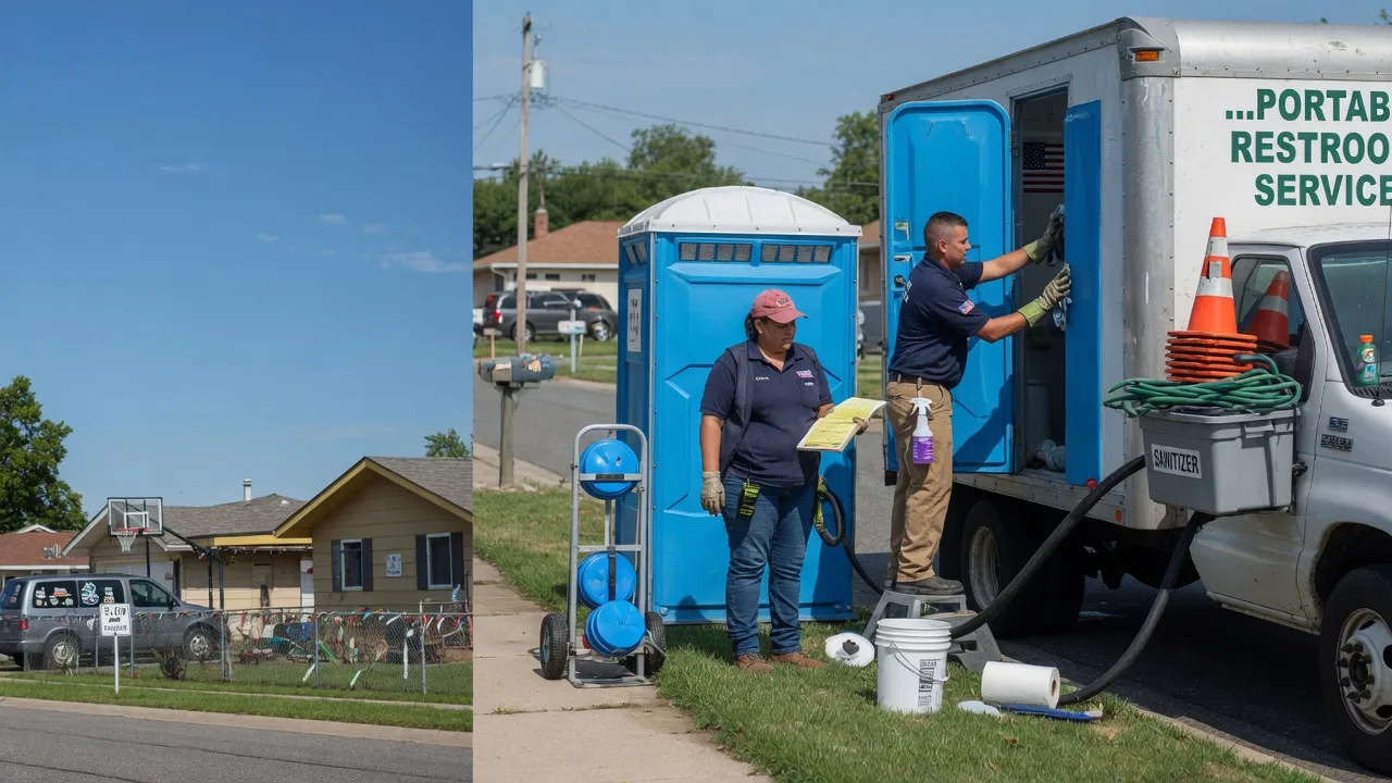 Portable Toilet Rental in Cedar Rapids, IA near me